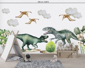 Nálepka na zeď pro děti Indominus Rex, Jurský svět, Nálepka na zeď Dinosauři – Indominus