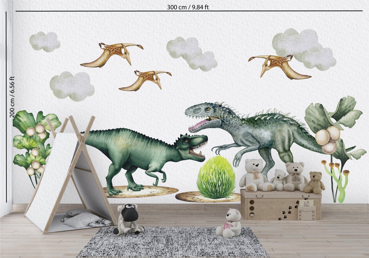 Indominus Rex Wandtattoo für Kinder, Jurassic World, Dinosaurier Wandtattoo - Indominus Rex,