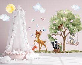 Bambi Wall Decal for Nursery, Bambi wall sticker, Bambi wall art for kids room