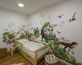 Nálepky na zeď s dinosaury do dětského pokoje