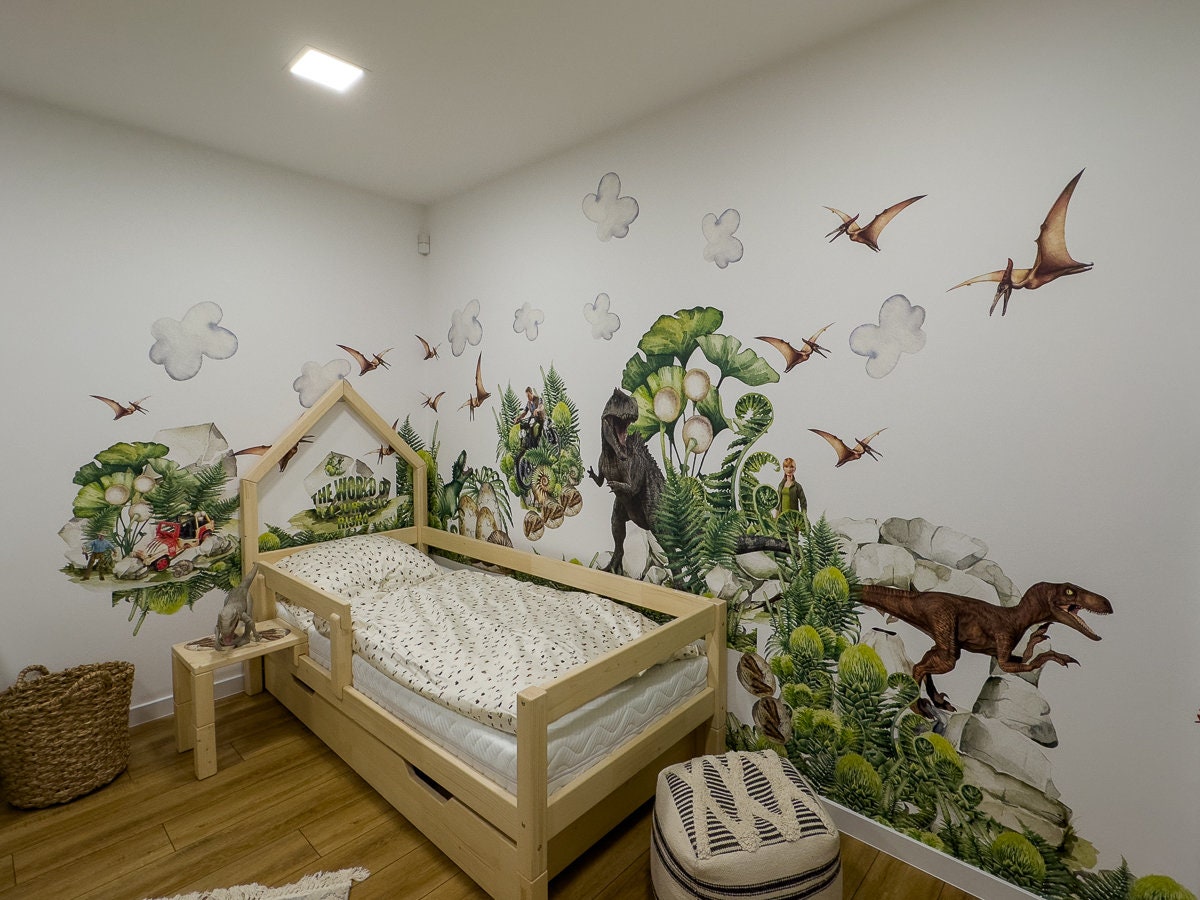 Nálepky na stenu s dinosaurami do detskej izby
