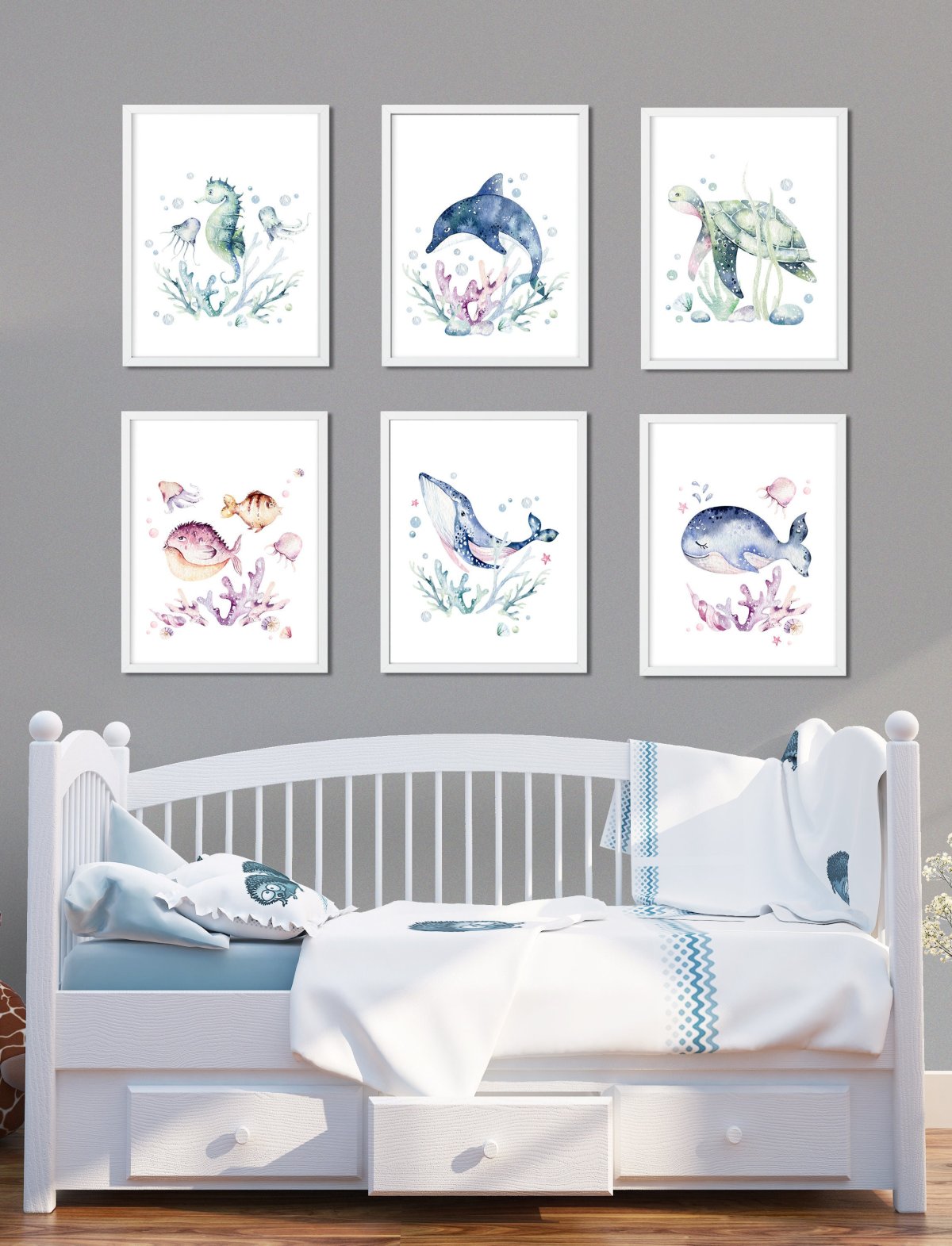 Nursery decor, Nursery wall art, Kids room wall art,  Nursery art prints, Printable art, Sea