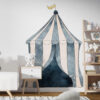 Circus Tent Wall Decal – Reusable Fabric for Nursery & Kids Room