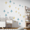 Stars Wall Decal – Night Sky & Galaxy Wall Sticker for Nursery