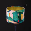ART DECO Lampshade with colourful geometrical design
