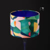 ART DECO Lampshade with colourful geometrical design