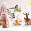 Bambi Nursery Wall Decal: Woodland Animals Fabric Wall Art