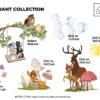 Bambi Nursery Wall Decal: Woodland Animals Fabric Wall Art