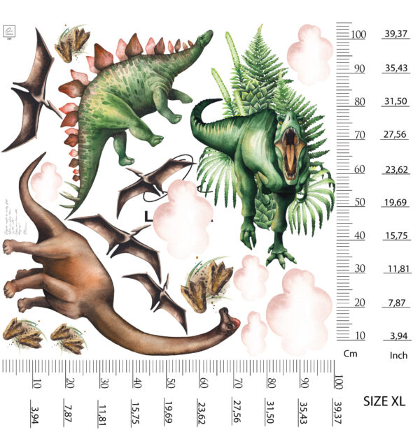 Dinosaurs Wall Stickers for Kids – Removable Wall Decals