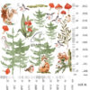 Woodland Animal Wall Decal Fox Owl Nursery Stickers Forest Nature Room Decor