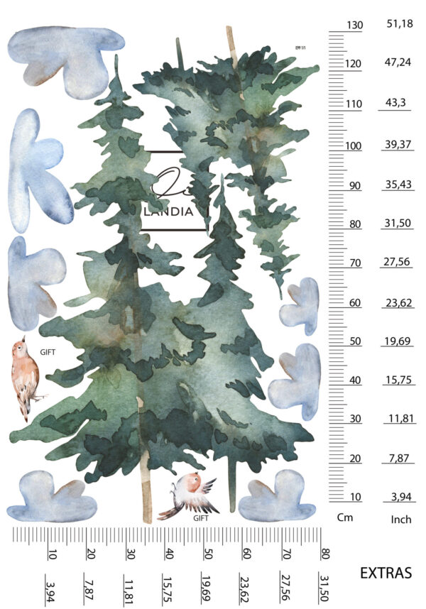 Gentle Doe Deer Wall Decals Forest Nursery Stickers Woodland Fawn Family Decor