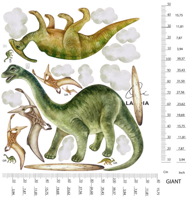 Dinosaur sticker from Jurassic World