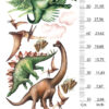 Dinosaurs Wall Stickers for Kids – Removable Wall Decals