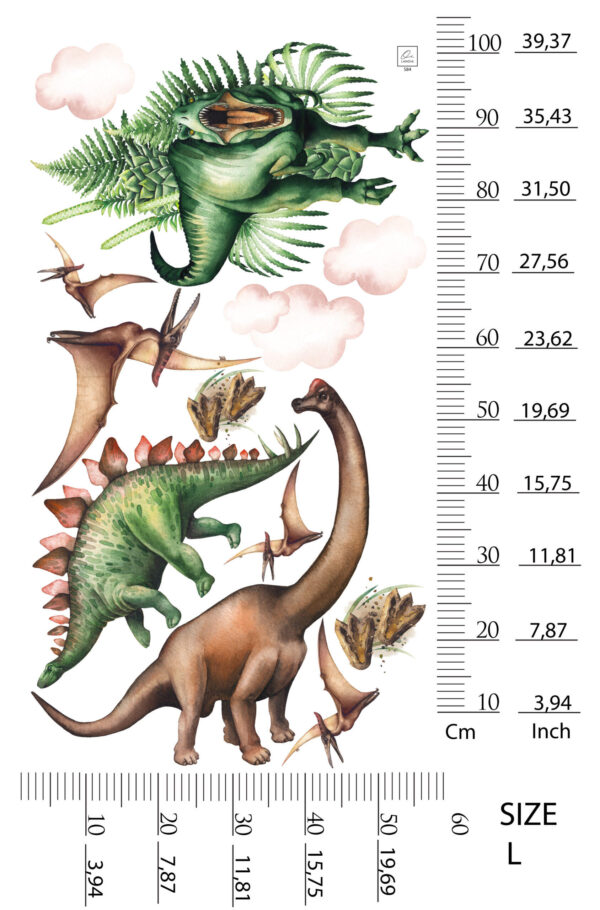 Dinosaurs Wall Stickers for Kids – Removable Wall Decals