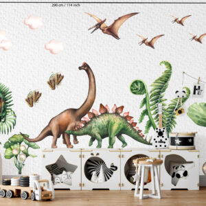 Dinosaurs Wall Stickers for Kids – Removable Wall Decals
