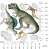 Dinosaurs Wall Sticker – Prehistoric Fun Removable Wall Decal for Kids