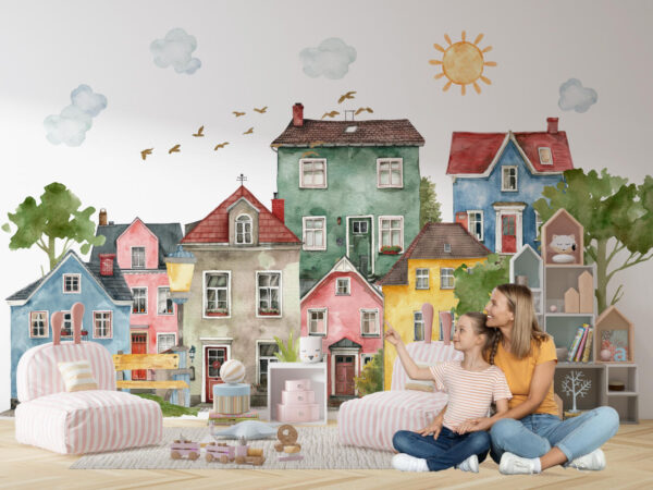 TREES KIT Wall Decal for kids room, Trees in Park Wall decals kids room