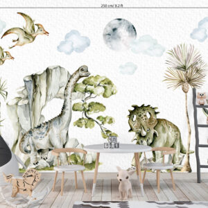 Dinosaur Wall Decals for Kids’ Rooms | Fun & Removable Wall Stickers