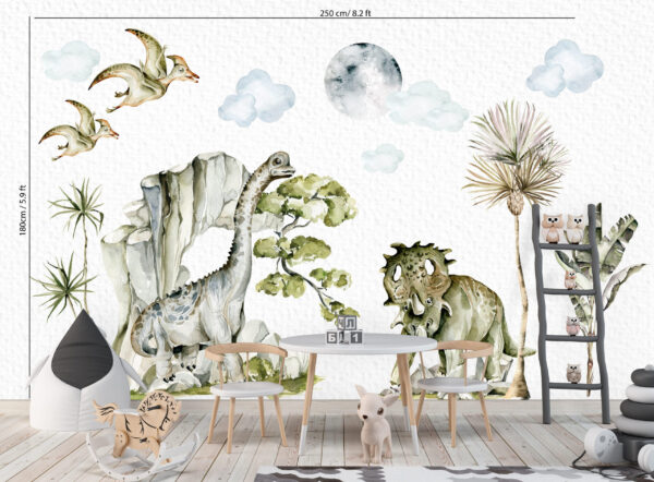 Dinosaur Wall Decals for Kids’ Rooms | Fun & Removable Wall Stickers