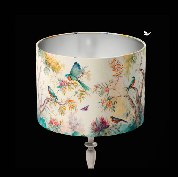 Colourful Chinoiserie Birds Lamp shade
