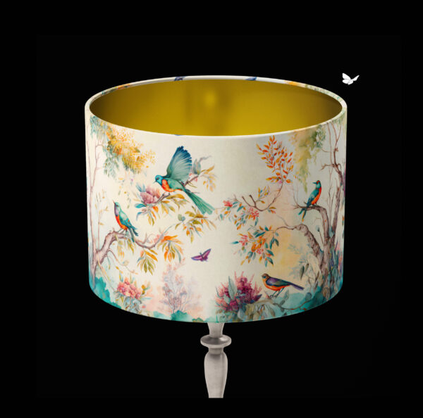 Colourful Chinoiserie Birds Lamp shade