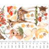 Fairy Forest Animals Wall Decals Magic Woodland Doe Rabbit Nursery Stickers Decor