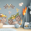 Grave Digger Monster Trucks Wall Decal for Kids Room | Big Truck Wall Stickers