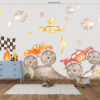 Monster Trucks Wall Stickers for Young Boys | Big Truck Wall Decals | Oilandia