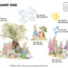 Peter Rabbit Wall Decal – Cute Nursery & Kids Room Decor