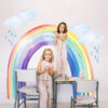 Watercolour Rainbow Wall Decal for kids room