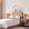 Watercolour Rainbow Wall Decal for kids room