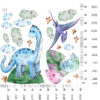 S30-Giant-Wall-Decal-Dinosaurs Jurassic Dinosaurs wall sticker