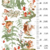 Woodland Animal Wall Decal Fox Owl Nursery Stickers Forest Nature Room Decor
