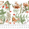 Woodland Animal Wall Decal Fox Owl Nursery Stickers Forest Nature Room Decor
