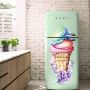 Ice Cream Fridge Door Sticker