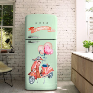 Vespa Refrigerator Sticker