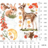 Fairy Forest Animals Wall Decals Magic Woodland Doe Rabbit Nursery Stickers Decor