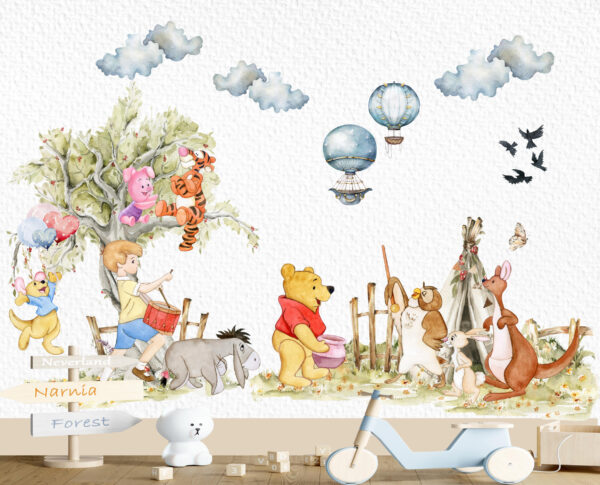 Winnie the Pooh Wall Decals for Kids & Nursery – Pooh Bear Friends Decor