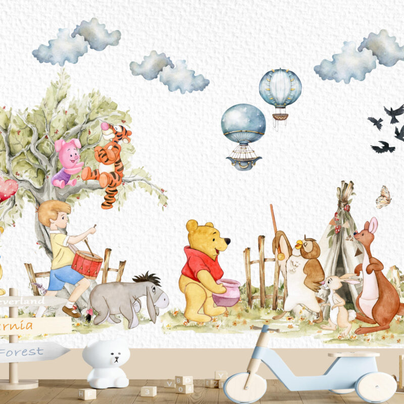 Winnie The Pooh For & Wall Decal | Peel & Stick Nursery Sticker