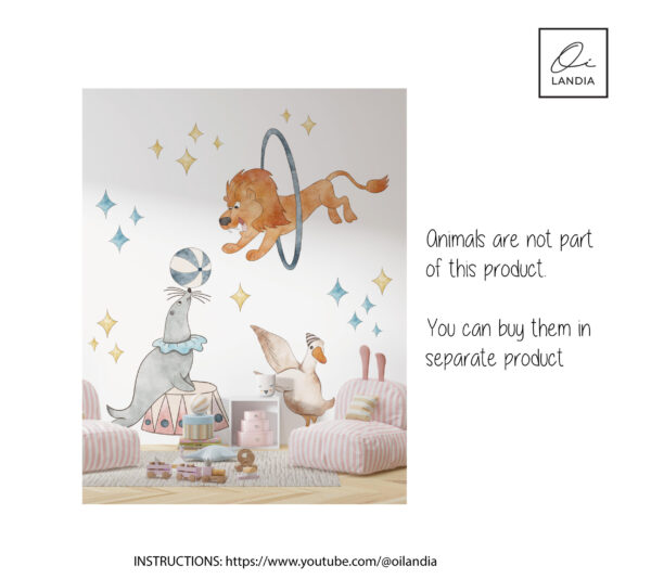 Stars Wall Decal – Night Sky & Galaxy Wall Sticker for Nursery