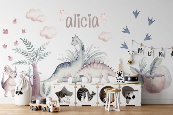 Dinosaurs Wall Decal for Kids – Fun & Educational Wall Stickers for Children’s Rooms