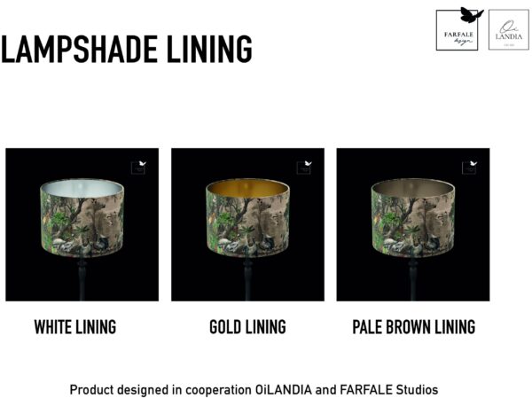 Colourful Birds and Storks Lamp shade