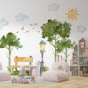 TREES KIT Wall Decal for kids room, Trees in Park Wall decals kids room