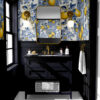 Amalfi Lemon Tree Wallpaper blue