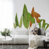 Vintage Floral Greenery Wall Decal | Forest Wall Decal