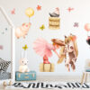 Cowgirl Farm Wall Decal for Kids Room