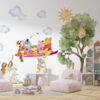 Winnie the Pooh & Flying Carpet Wall Decal – Kids Nursery Decor