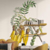 Vintage yellow flower Wall Decal, Botanical Garden Decal