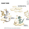 Fantasy Dragon Wall Decal for Kids Room Decor