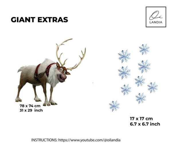 Ice Princess Wall Decal – Winter Nursery & Kids Room Decor